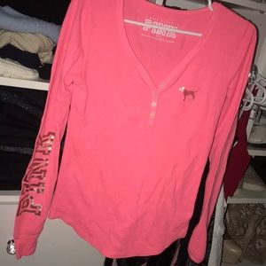 Pink sleep shirt